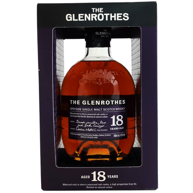 Whisky The Glenrothes 18 ans d'âge Single Malt
