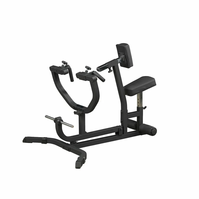 Seated row machine