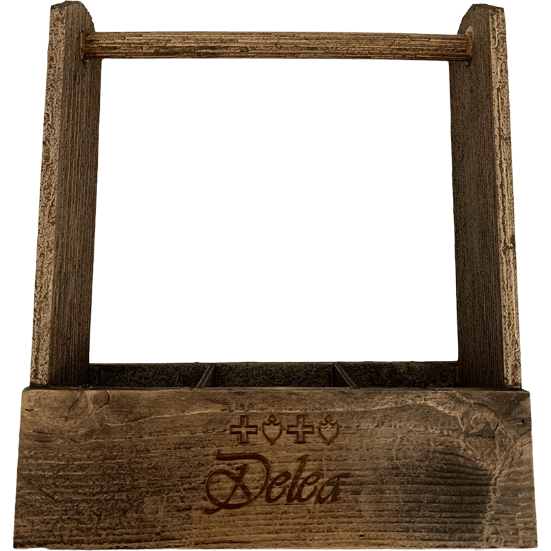 Delea Présentoir à huile et vinaigre en bois