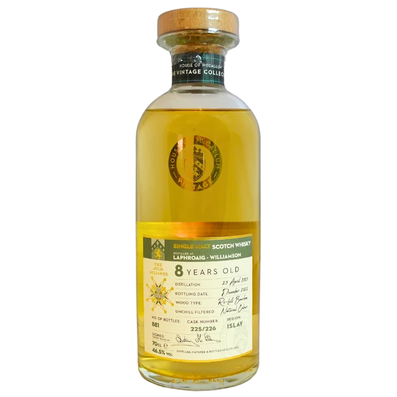 Single Malt Scotch Whisky Laphroaig Williamson 8 ans d'âge