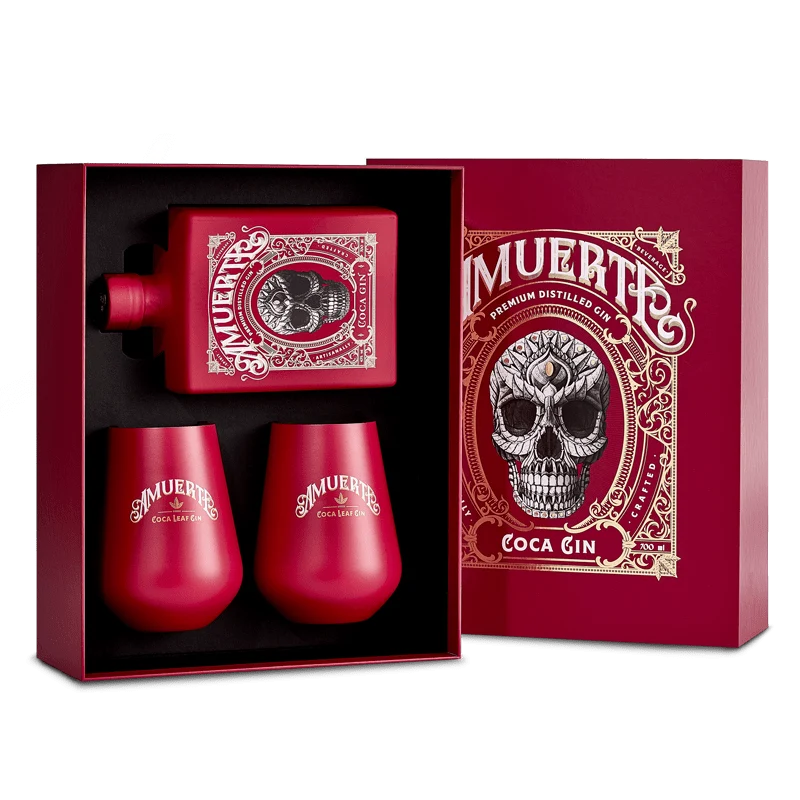 Amuerte Boîte cadeau rouge