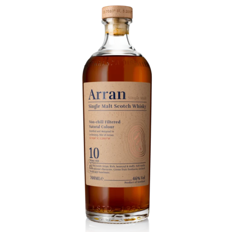 Arran Single Malt Scotch Whisky 10 ans d'âge