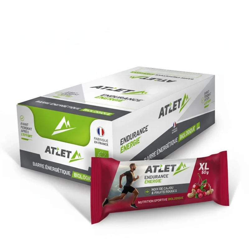 Pack de 25 Barres Energétiques Noix de cajou et Fruits rouges Bio
