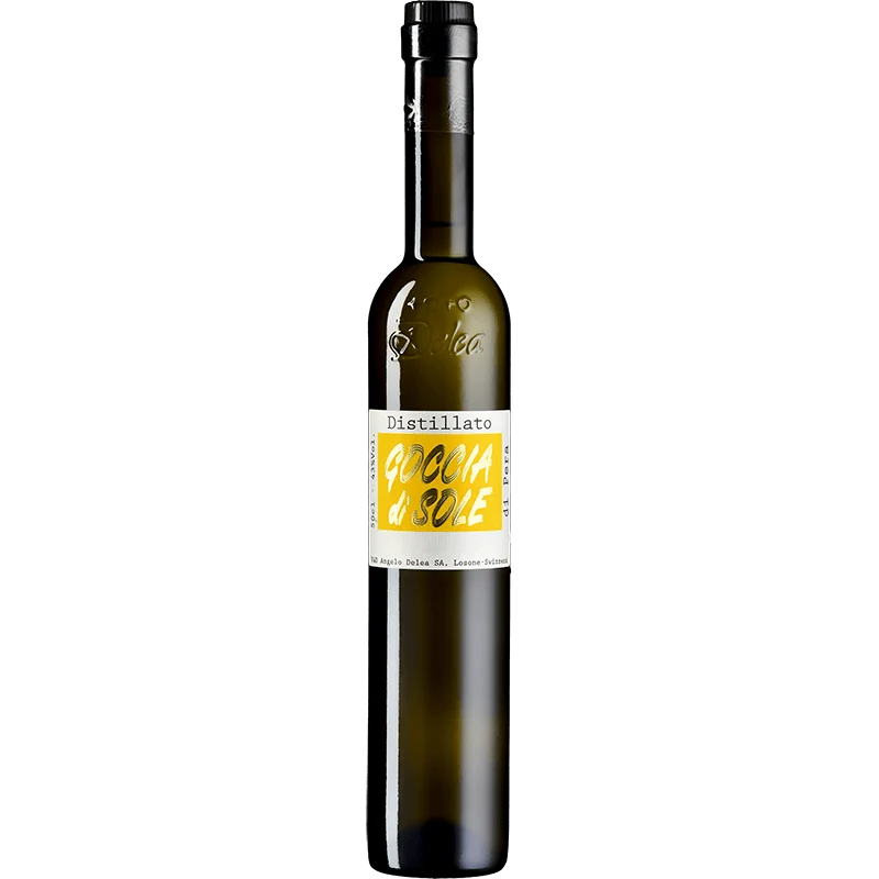 Goutte de distillat de poires de soleil