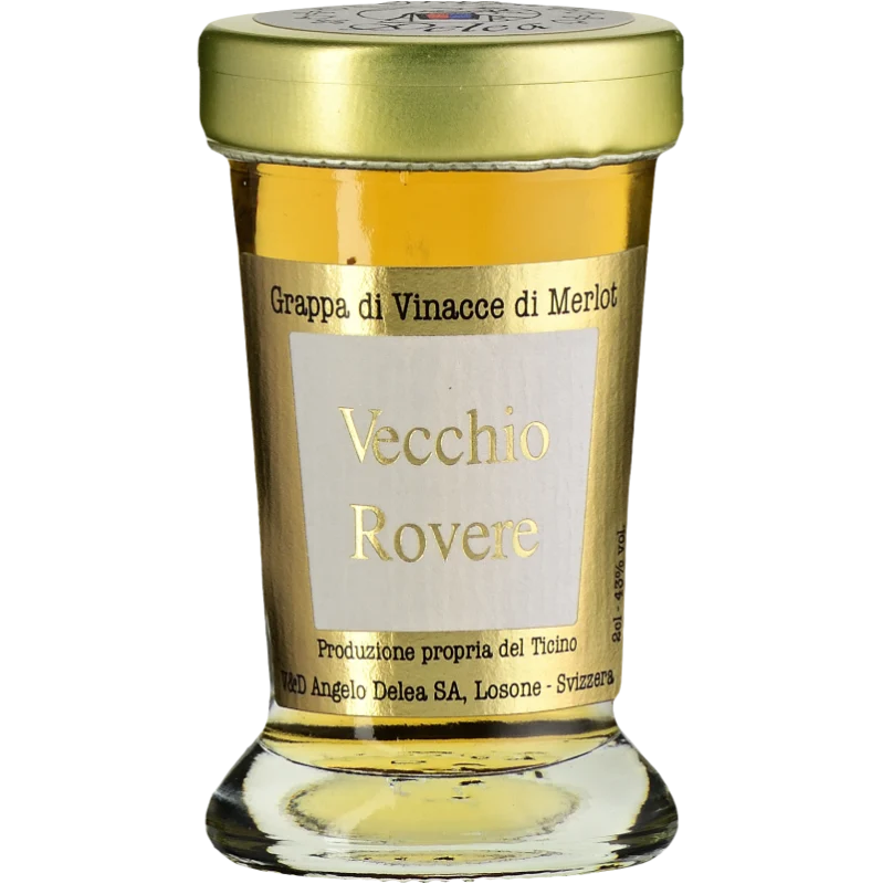 Vecchio Rovere Ticinese Grappa à base de marc de Merlot