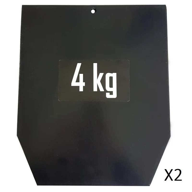 Plaques 4 kg pour gilet lesté 15 kg (la paire)