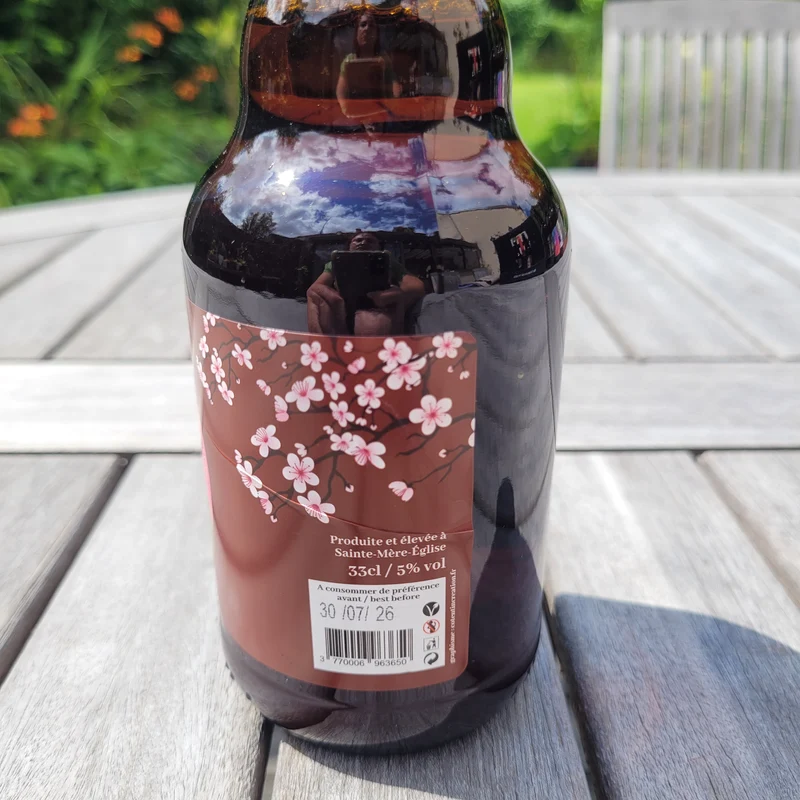 Bière à la Cerise - Brasserie de Sainte-Mère Eglise - 33cl