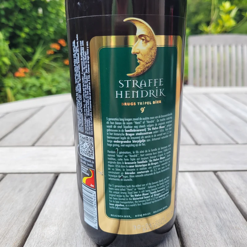 Straffe Hendrick Tripel - Brasserie De Halve Maan - 75cl