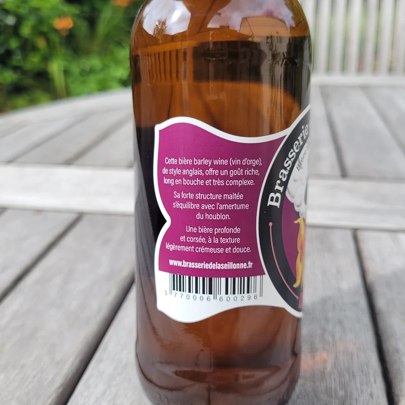 Barleywine - Brasserie de la Seillonne - 33cl