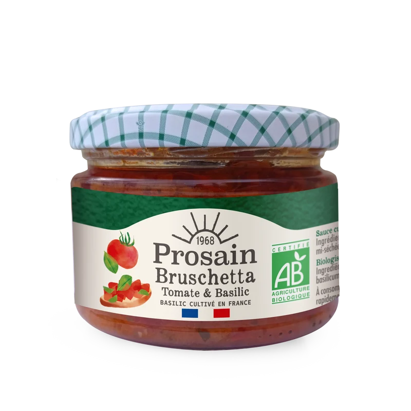 Bruschetta Tomate & Basilic bio