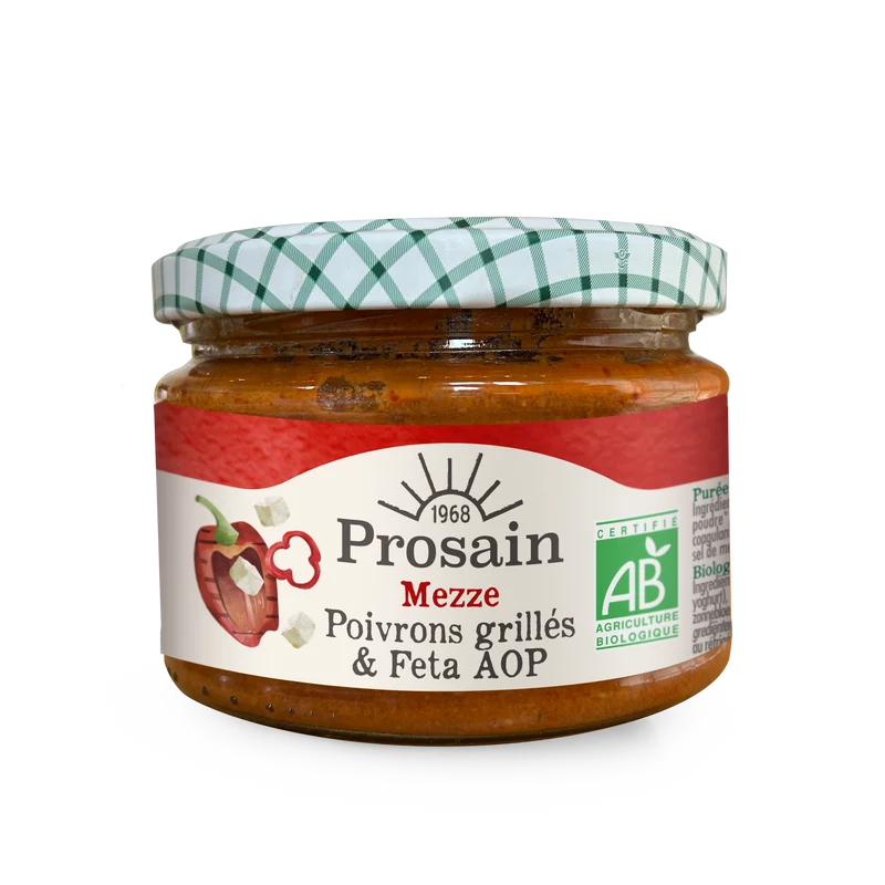 Mezze Poivrons grillés & Feta AOP Bio