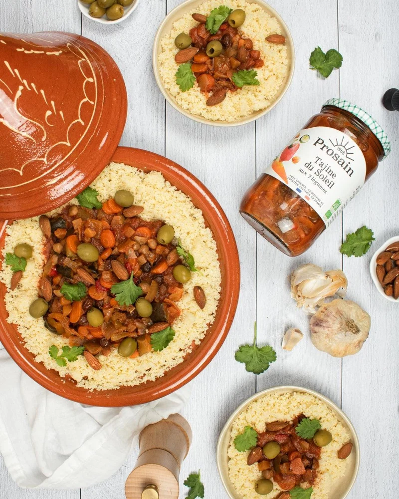 Tajine du Soleil Bio aux 7 légumes
