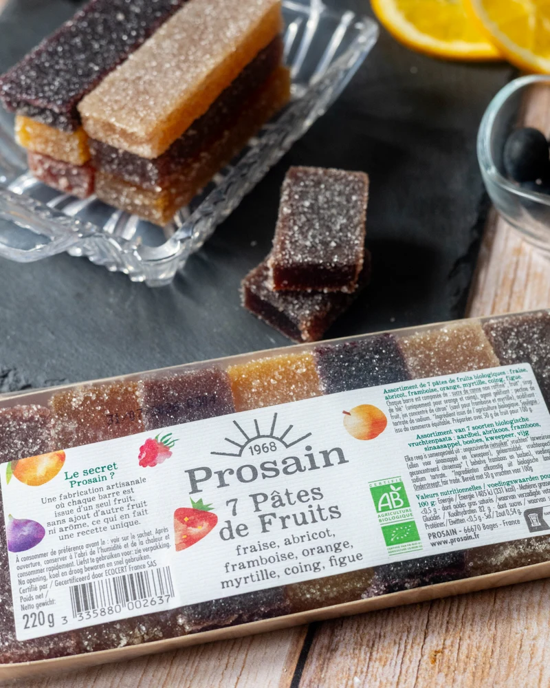 Pâtes De Fruits bio