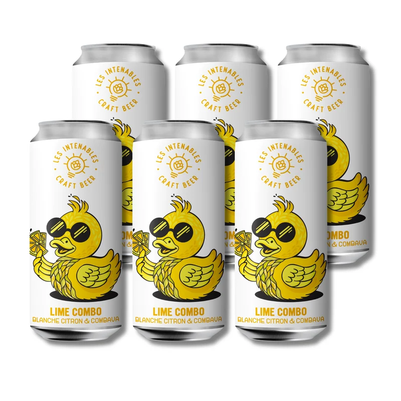 Pack de 6 Lime Combo - Blanche Citron & Combava - 6x44 cl