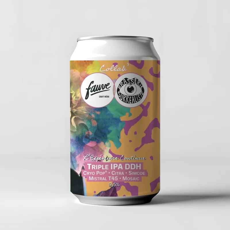 FAUVE x SURREALISTE COLLAB | L'Éxperience Continue | Triple IPA | 9,5%