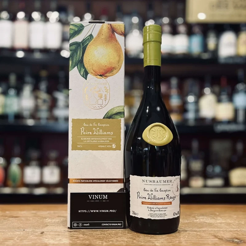 POIRE WILLIAMS ROUGE 43° - Distillerie Nusbaumer - 70cl