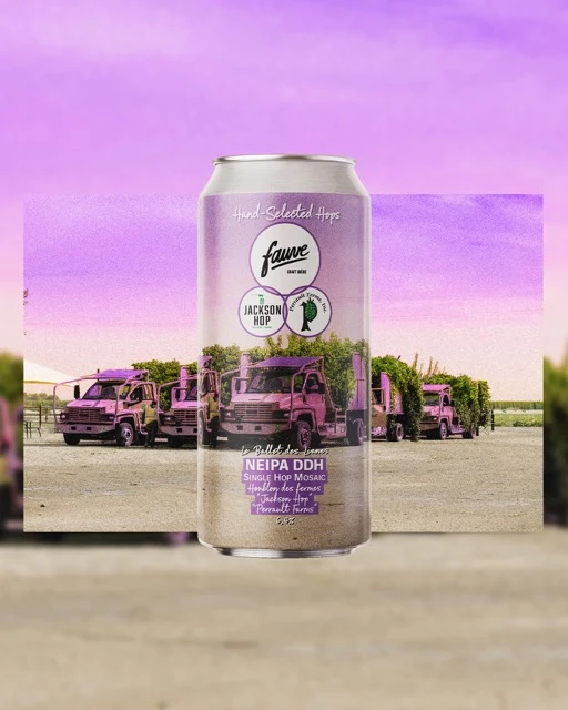Le Ballet des Lianes - NEIPA DDH Hand Selected Series Single Hop Mosaic - Houblon issu des fermes Jackson Hop & Perrault Farms - 44cL