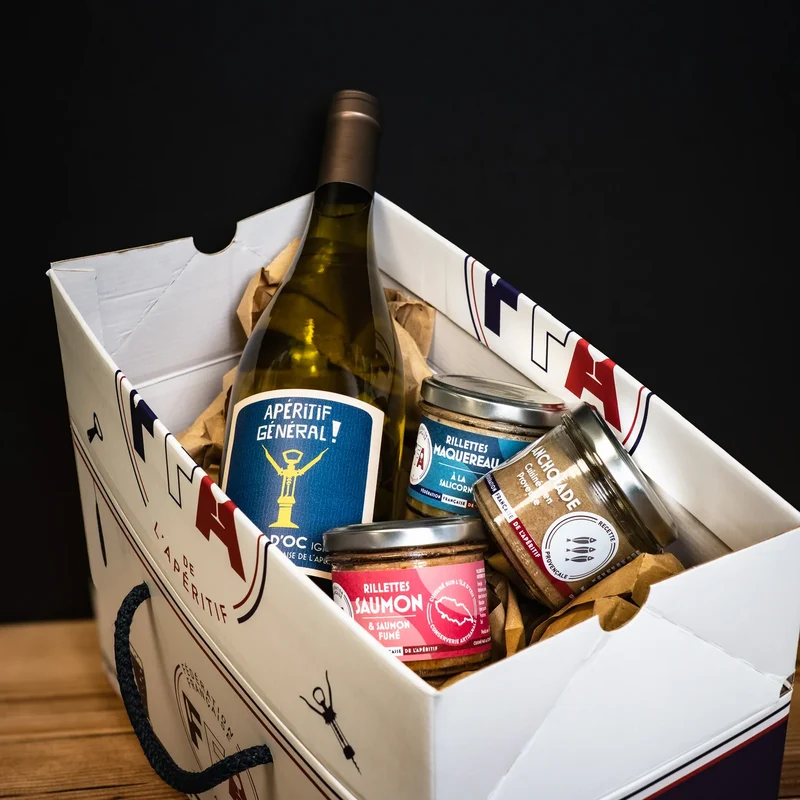 Le coffret du pêcheur, il est rentré bredouille, mais pas à jeun !