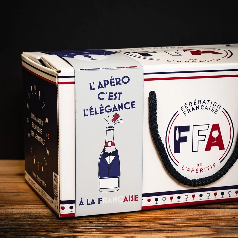 Coffret - L'Apéro, c'est l'élégance à la française.