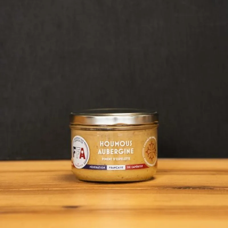 HOUMOUS AUBERGINE au piment d'Espelette 200g - FFA
