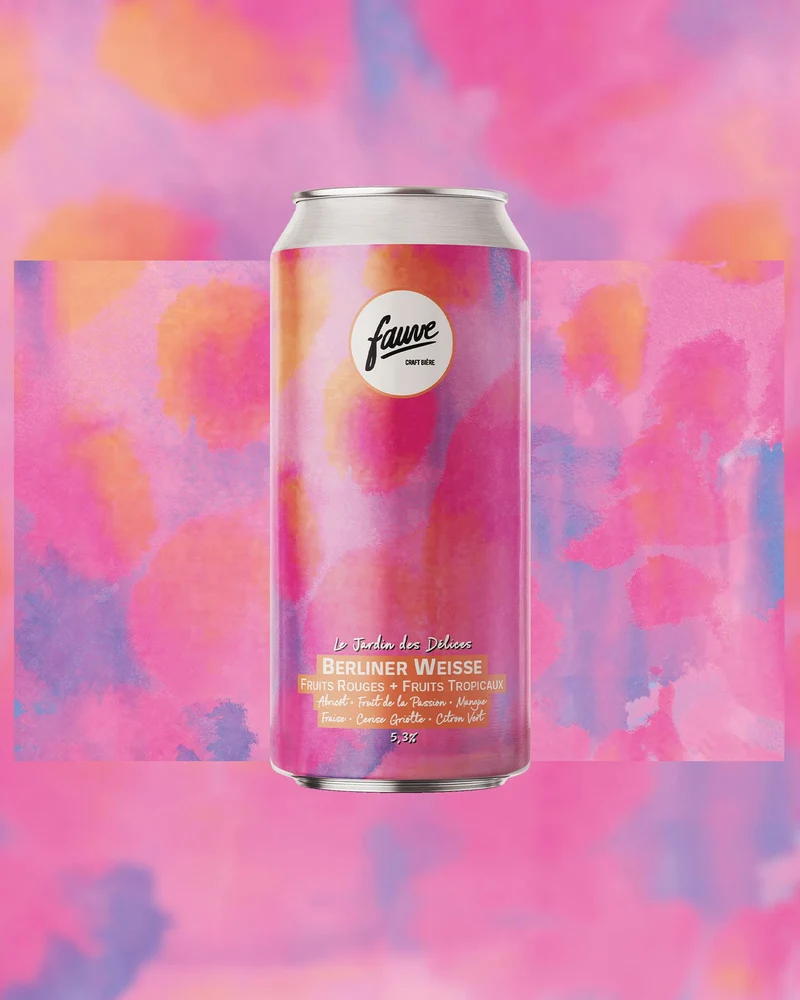 Le Jardin des Délices - Berliner Weisse Fruits Rouges & Fruits Tropicaux - 44cL