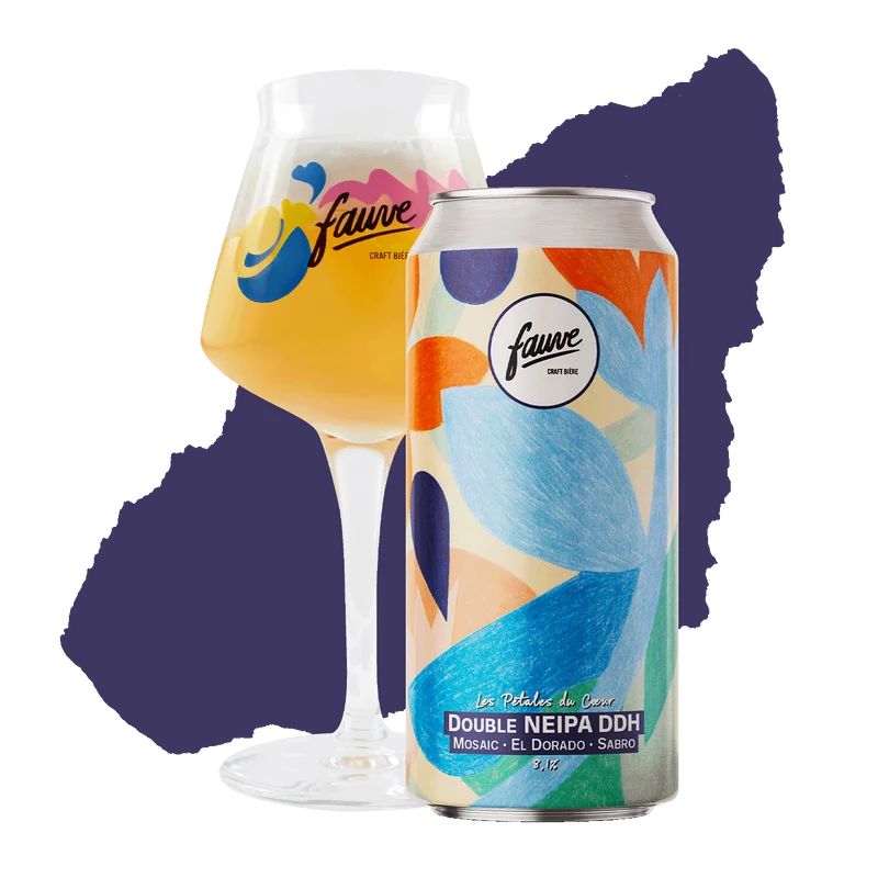 Les Pétales du Coeur - Double NEIPA DDH Mosaic, El Dorado, Sabro - 44cL