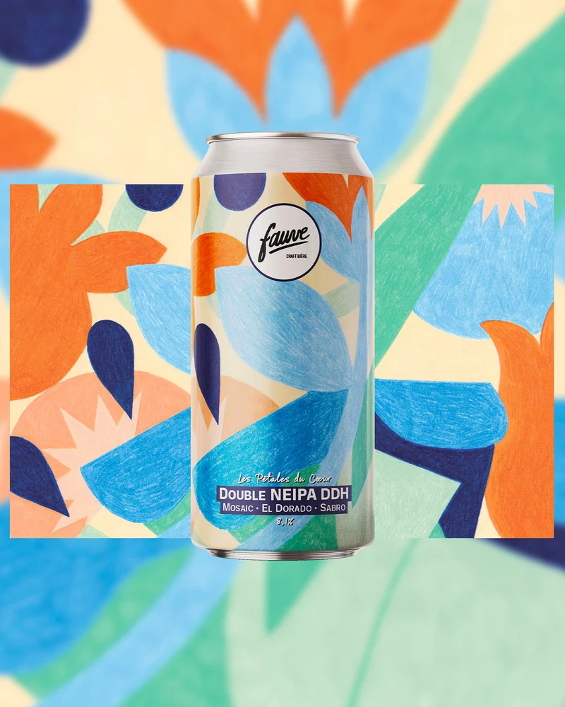 Les Pétales du Coeur - Double NEIPA DDH Mosaic, El Dorado, Sabro - 44cL