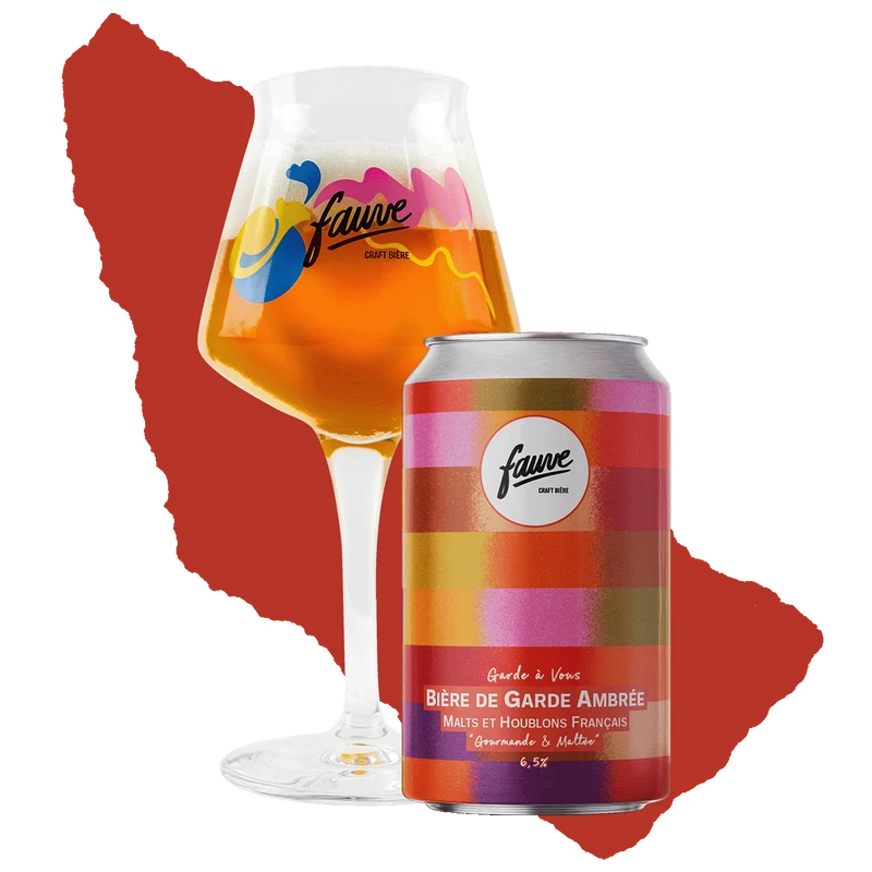 Garde à Vous - Bière de Garde Ambrée - Malts et houblons Français - 33cL