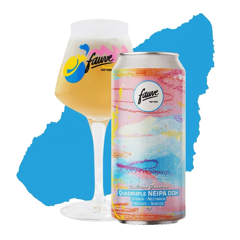 Quatrième Dimension - Quadruple NEIPA DDH - Strata, Nectaron, Mosaic, Simcoe - 44cL