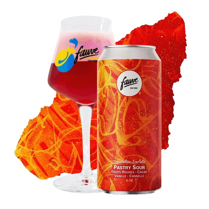 Incantation Écarlate - Pastry Sour - Fruits Rouges, Cacao, Vanille, Cannelle - 44cL