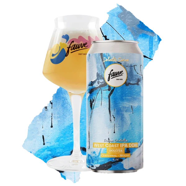 Frisson Cristallin - West Coast IPA DDH Dolcita, Centennial, Mosaic - 44cL