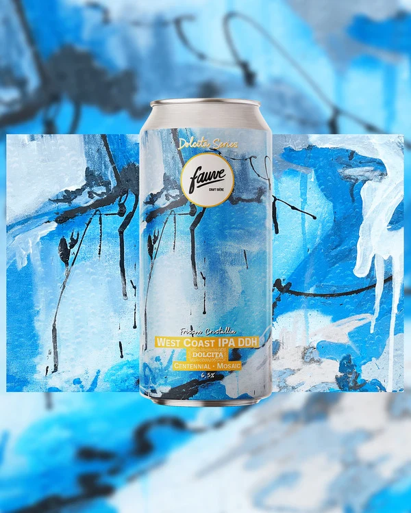 Frisson Cristallin - West Coast IPA DDH Dolcita, Centennial, Mosaic - 44cL