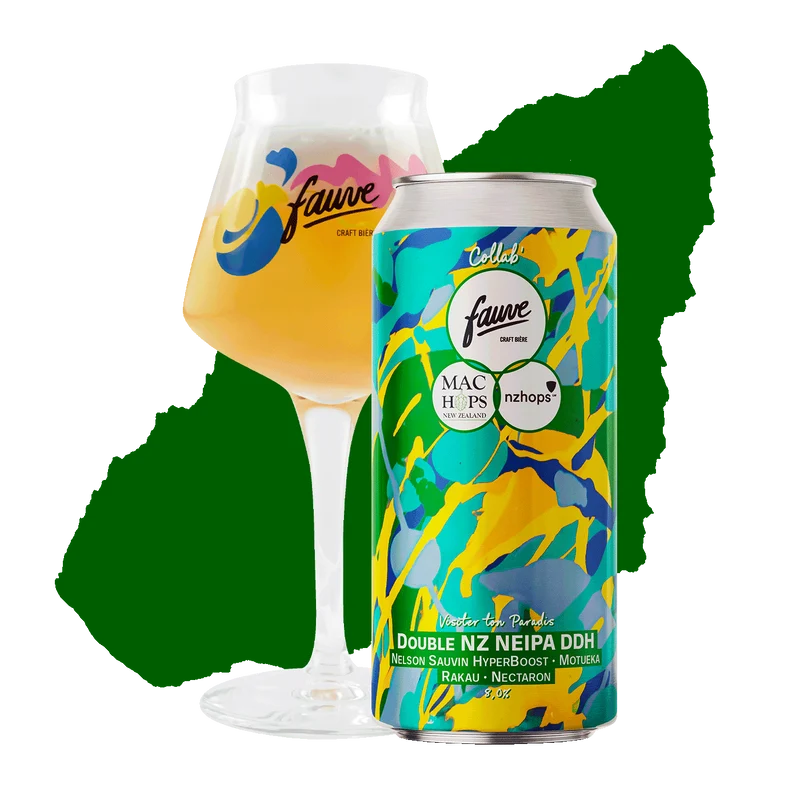 Visiter ton Paradis - Double NZ NEIPA DDH - Nelson Sauvin Hyperboost, Motueka, Rakau, Nectaron - 44cL