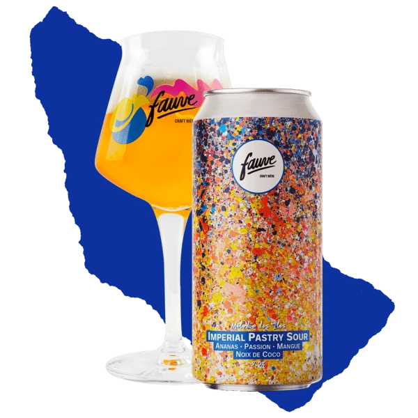Mélodie des Îles - Imperial Pastry Sour - Ananas, Passion, Mangue, Noix de Coco - 44cL