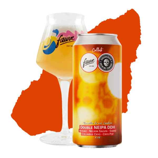 Renaître de ses Cendres - Double NEIPA DDH - Mosaic, Nelson Sauvin, Sabro Columbus Cryo, Cryo Pop - 44cL