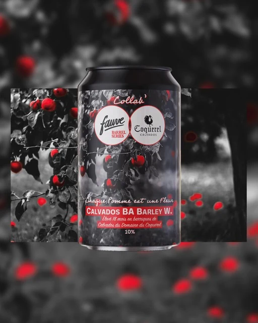 Chaque Pomme est une Fleur - Calvados BA Barley W. - Élevé 18 mois en barriques de Calvados du Domaine du Coquerel – 33cL