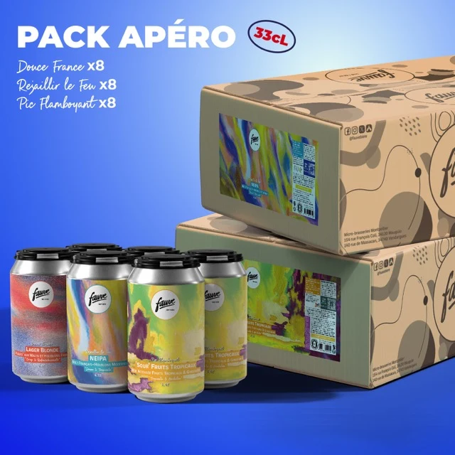 Pack Fauve Apéro : IPA - LAGER - SOUR