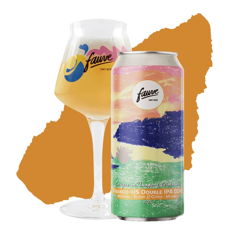 Ce que m'Inspire le Monde - Franco-US Double IPA DDH Mistral, Elixir, Citra, Mosaic - 44cL