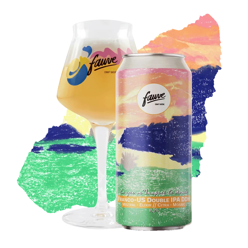 Ce que m'Inspire le Monde - Franco-US Double IPA DDH Mistral, Elixir, Citra, Mosaic - 44cL