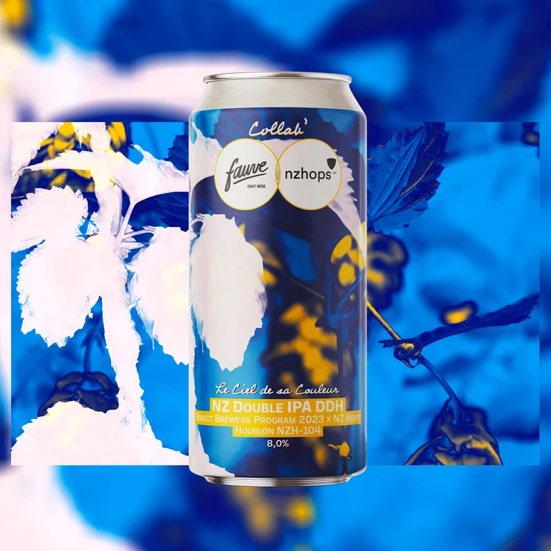Le Ciel de sa Couleur - NZ Double IPA DDH Bract Brewers Program 2023 (NZ Hops) NZH-104 x Fauve – 44cL