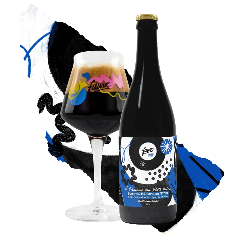 À L'Assaut Des Flots Noirs - Bourbon BA Imperial Stout - IS Élevé 24 Mois en barriques de Bourbon
