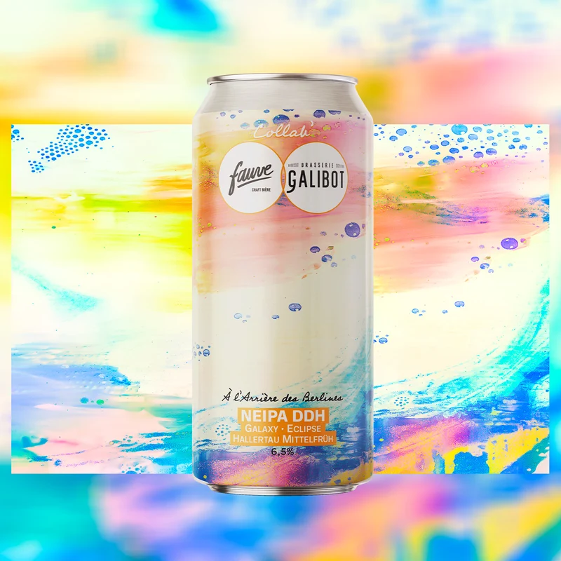 À l'Arrière des Berlines - New England IPA DDH Galaxy, Éclipse, Hallertau Mittelfrüh (Mash Hopping) - Collab' Galibot X Fauve - 44cL