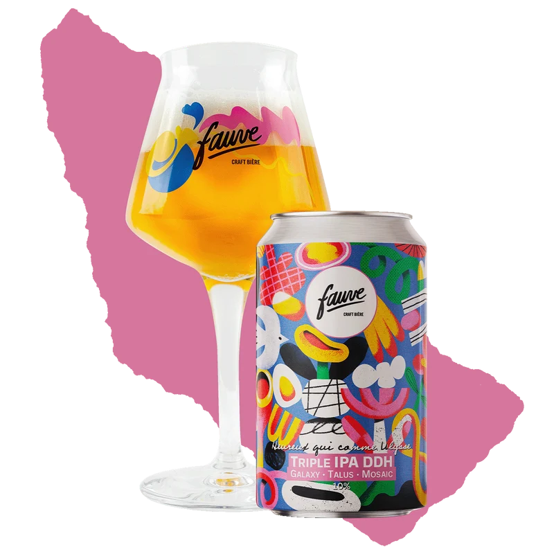 Heureux qui comme Ulysse - Triple IPA DDH Galaxy, Talus, Mosaic - 33cL