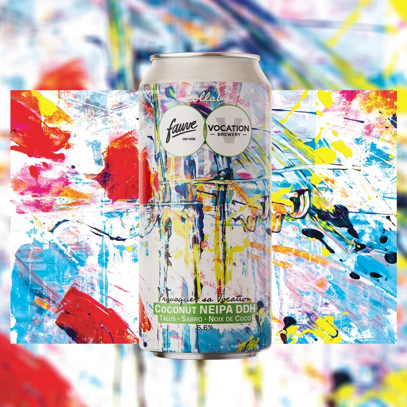 Provoquer sa Vocation - Coconut NEIPA DDH Talus, Sabro, Noix de Coco - Collab' Vocation - 44cL