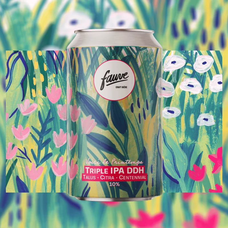 Voici le Printemps - Triple IPA DDH Talus, Citra, Centennial - 33cL