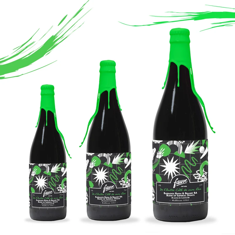 De l'Autre Côté de mon Rêve - Imperial Stout Rhum Barbade Brandy BA 18 mois