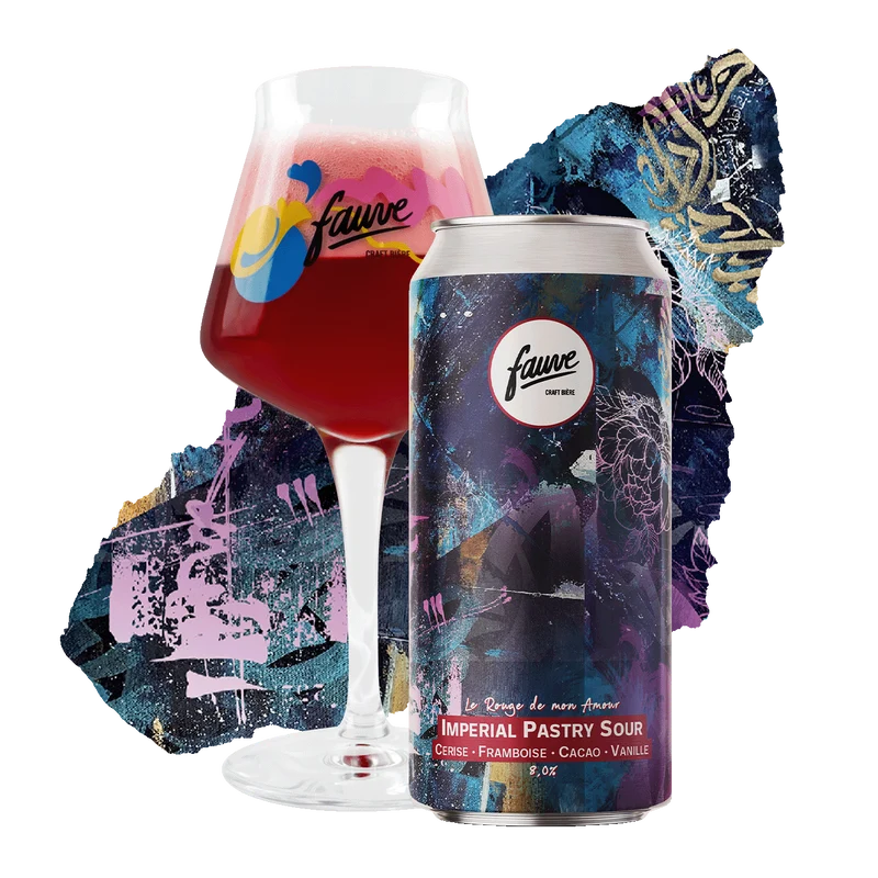 Le Rouge de mon Amour - Imperial Pastry Sour Cerise, Framboise, Cacao, Vanille - 44cL