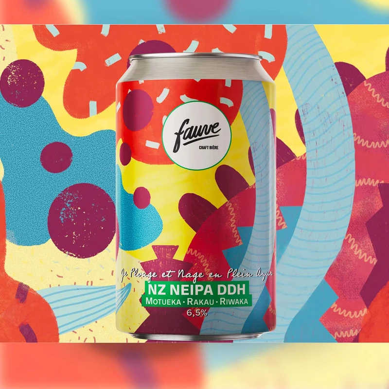 Je Plonge et Nage en Plein Azur - NZ NEIPA DDH Houblons NZ 33cL