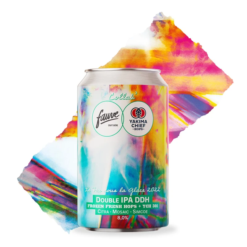 Le Feu Sous la Glace - DIPA DDH Frozen Fresh Hops YCH 301 Citra Mosaic Simcoe 33cL