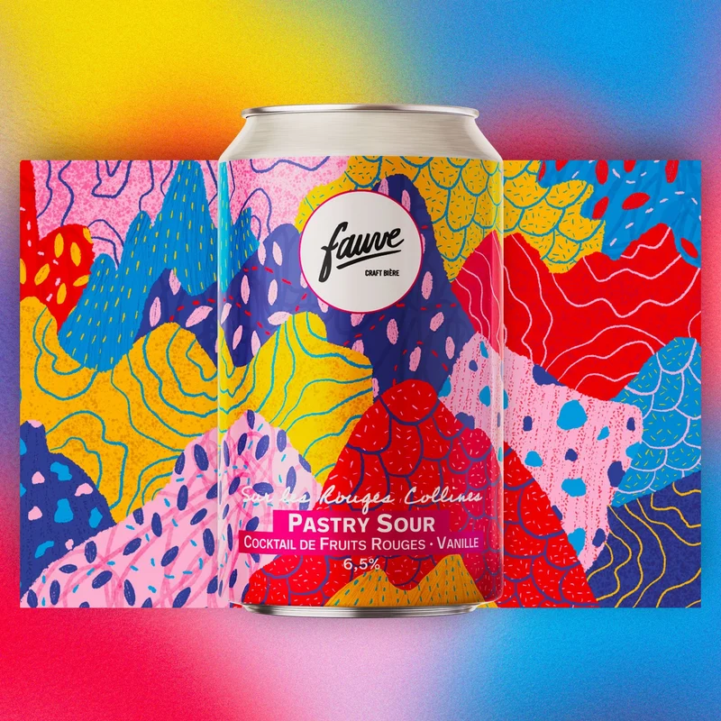 Sur les Rouges Collines - Pastry Sour Cocktail de Fruits Rouges Vanille 33cL